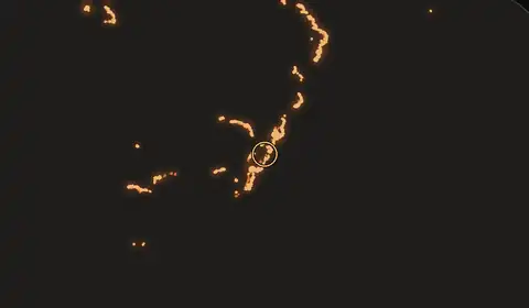 Fire near Ngukurr, Australia, 11 October 2026