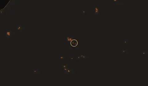 Fire near Onimsari
