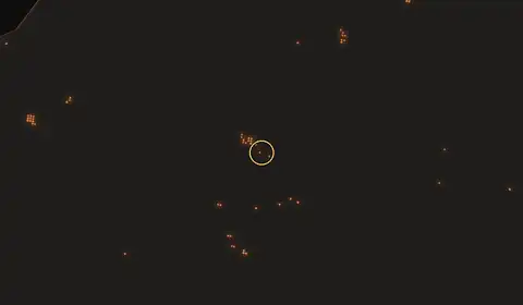 Fire near Onimsari, Indonesia, 11 October 2026