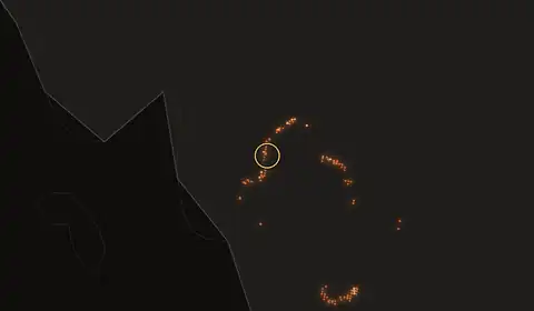 Fire near Onimsari