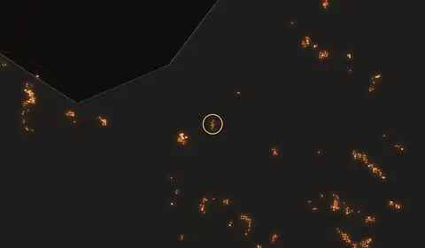 Fire near Onimsari