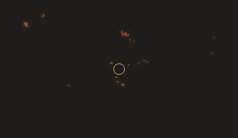 Fire near Onimsari, no longer detected