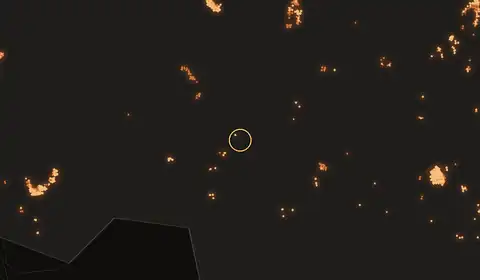 Fire near Pagatan, no longer detected