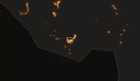 Fire near Pagatan