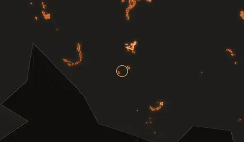 Fire near Pagatan