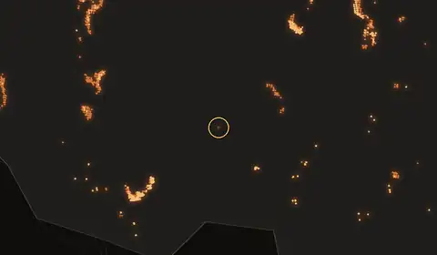 Fire near Pagatan