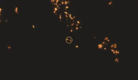 Fire near Palangkaraya