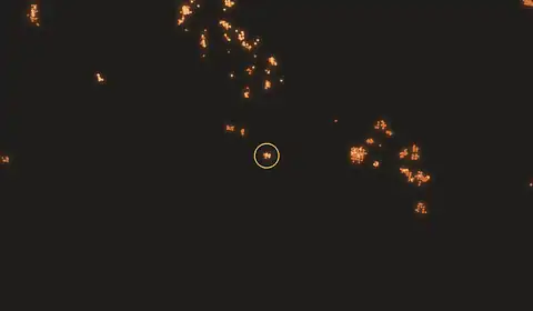 Fire near Palangkaraya