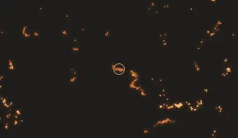 Fire near Palangkaraya, no longer detected