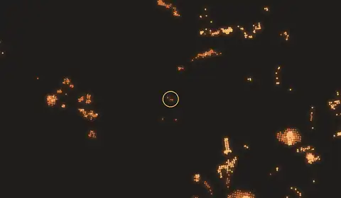Fire near Palangkaraya