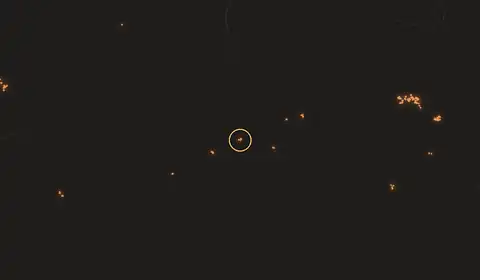 Fire near Panchet, India, 10 October 2026