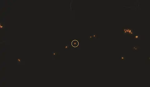 Fire near Panchet, India, 10 October 2026