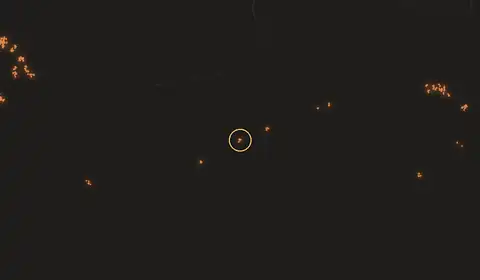 Fire near Panchet, India, 10 October 2026