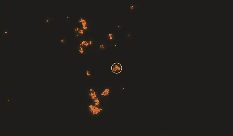 Fire near Pangkalanbuun