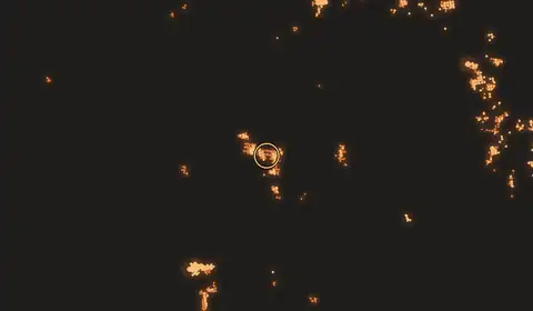 Fire near Petakbehandang
