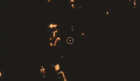 Fire near Petakbehandang