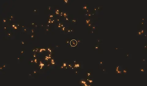 Fire near Petakbehandang