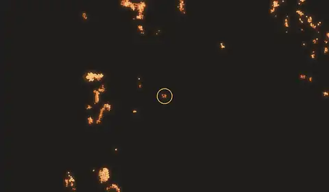 Fire near Petakbehandang