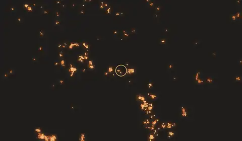 Fire near Petakbehandang