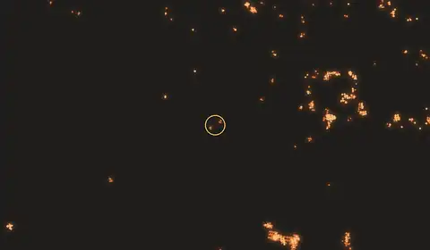 Fire near Petakbehandang