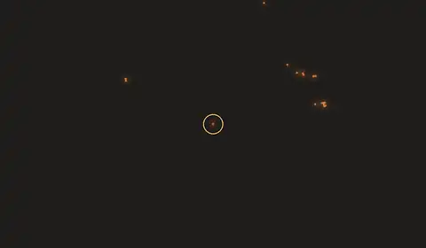 Fire near Pirapetinga