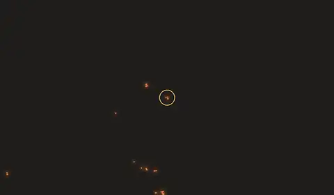 Fire near Pirapetinga