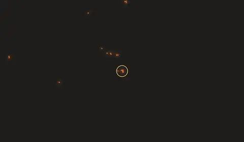 Fire near Pirapetinga
