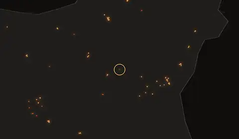 Fire near Popondetta, Papua New Guinea, 10 October 2026