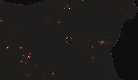 Fire near Popondetta, no longer detected