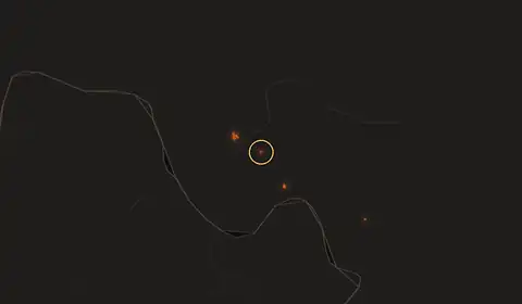Fire near Pysarivka, Ukraine, 10 October 2026