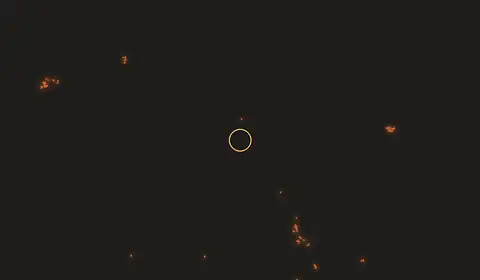 Fire near Qianxi, no longer detected