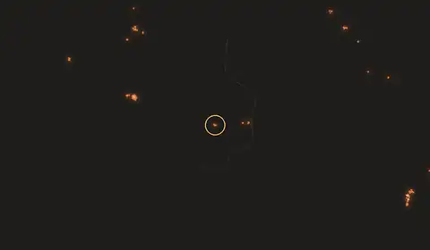 Fire near Raigarh, India, 10 October 2026