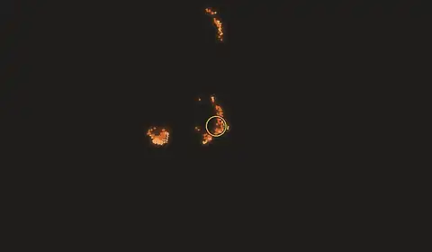 Fire near Riacho Frio, Brazil, 10 October 2026