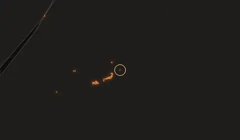 Fire near Saint-Georges, French Guiana, 10 October 2026