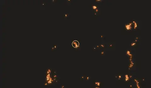 Fire near Sampit
