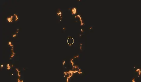 Fire near Sampit