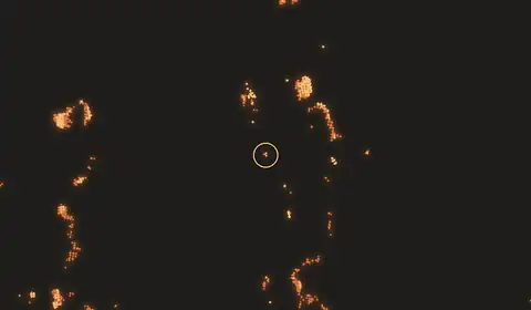 Fire near Sampit