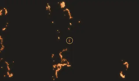 Fire near Sampit