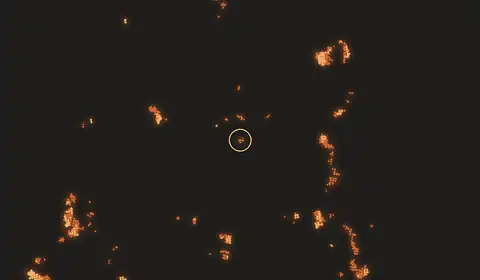 Fire near Sampit
