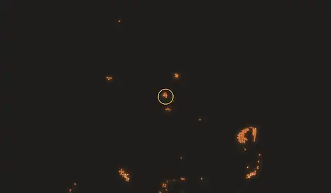 Fire near Sampit, Indonesia, 10 October 2026