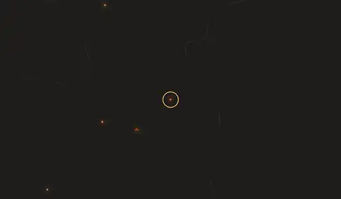 Mapa del incendio cerca de Santiago