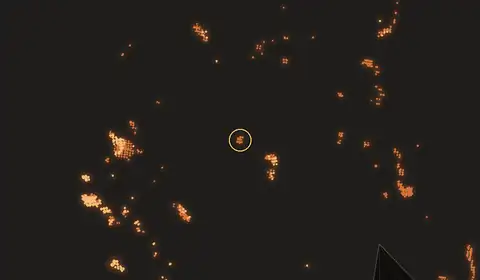 Fire near Semuda, Indonesia, 10 October 2026