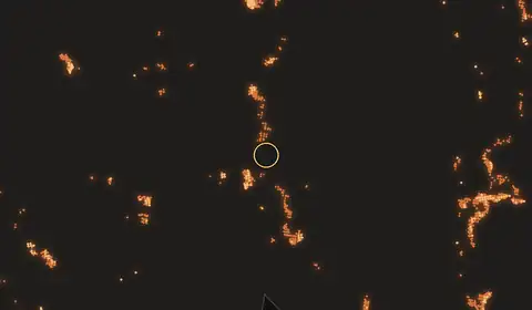 Fire near Semuda