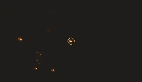 Fire near Shahrak-e Ţāleqānī