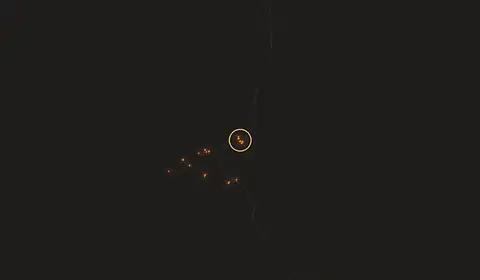 Fire near Singrauli, India, 10 October 2026