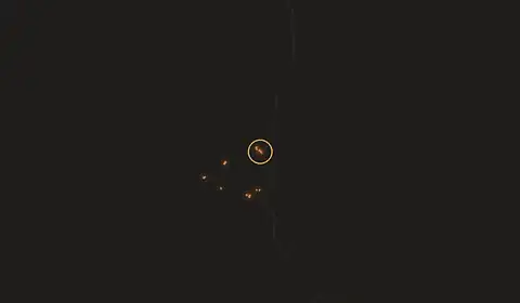 Fire near Singrauli