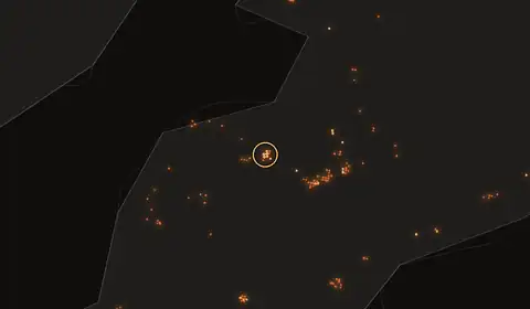 Fire near Subaim, Indonesia, 10 October 2026