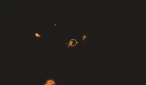 Fire near Taipas do Tocantins