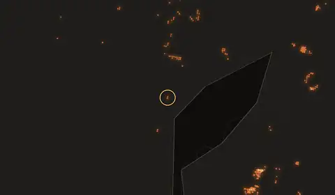 Fire near Tanusan, Indonesia, 11 October 2026