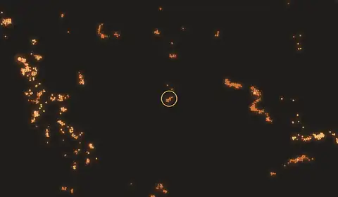Fire near Tongkiling